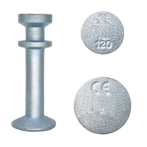 2.5 Ton Double Head Precast Concrete Lifting Anchors